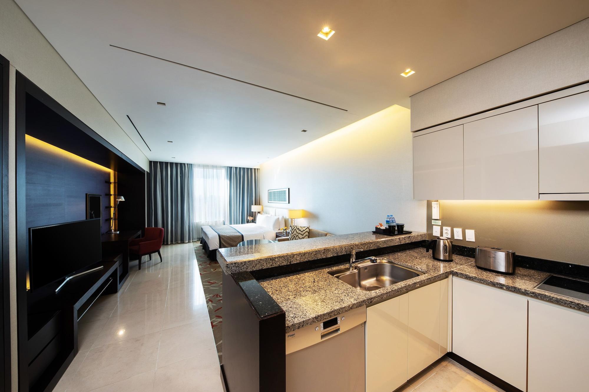 Oakwood Premier Coex Center Seoul Aparthotel Bagian luar foto